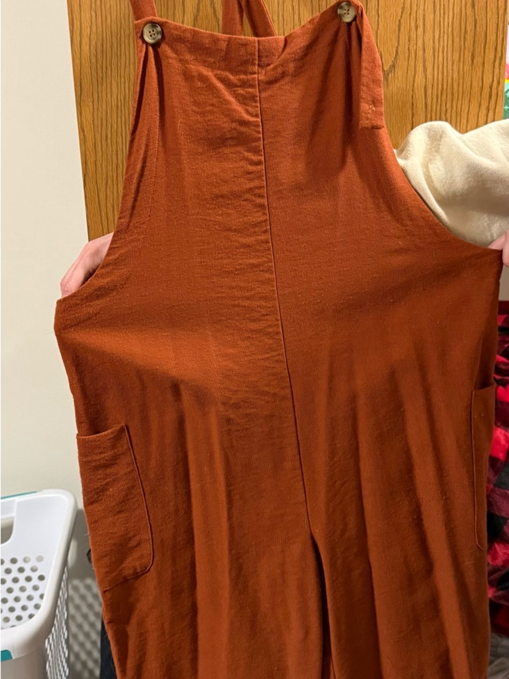 Blush Rust-Orange Pocket Jumpsuit
